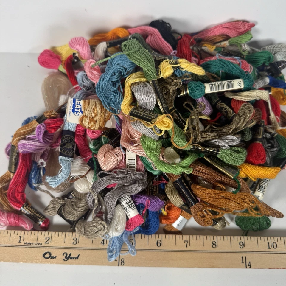 Embroidery Floss 100 Pieces Various Brands - Image 2 of 4