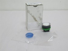238496 New In Box; Schneider ZB5AA68 Illuminated Push Button Head; Blue; 22mm