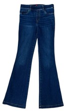 Spanx Jeans Womens M Blue Everywhere Flare Pull On High Rise Bootcut 20960T