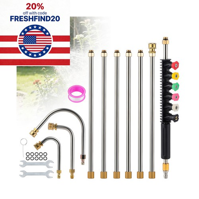 #ad #ad Gutter Cleaning Tool Extension Wand Lance Rod High Pressure Washer Roof Cleaner $31.49