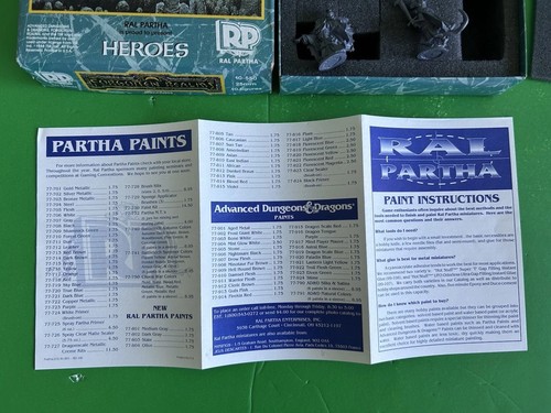 RAL PARTHA*TSR*Advanced D &D*FORGOTTEN REALMS HEROES Metal Miniature Box Set* - Picture 10 of 14