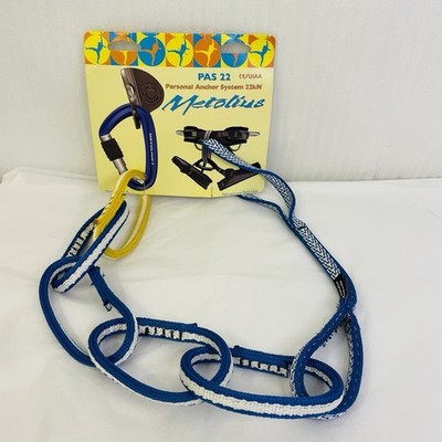 New Metolius - Personal Anchor System (PAS) 22kN Daisy Chain PAS 22 New with Pkg