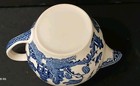 Johnson Brothers England Willow Blue Pattern Creamer Pagoda & Willow Tree Design — photo 5