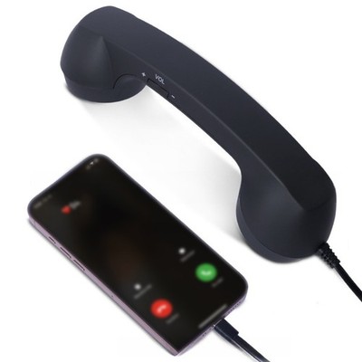 Retro Style Telefonhörer kabelgebunden Empfänger für Typ C für Handys