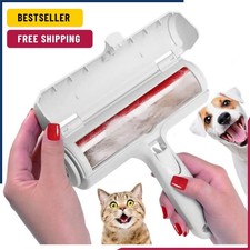 Pet Hair Remover Roller - Dog & Cat Fur Remover with Self-Cleaning Base
