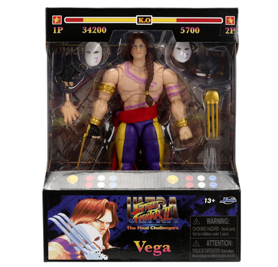 VEGA セット 11点 Jada Toys Street Fighter II Vega (Wave 4) Action Figure 1:12 Scale