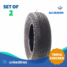 Set Of 2 Used 25570r17 Goodyear Wrangler Territory At 112t - 7.532 Set Of 2 Used 25570r17 Goodyear Wrangler Territory At 112t - 7.532