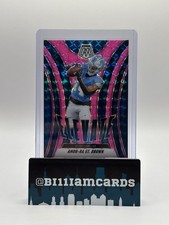 2025 Mosaic Football Amon-Ra St Brown Elevate Pink Fluorescent Prizm No.15