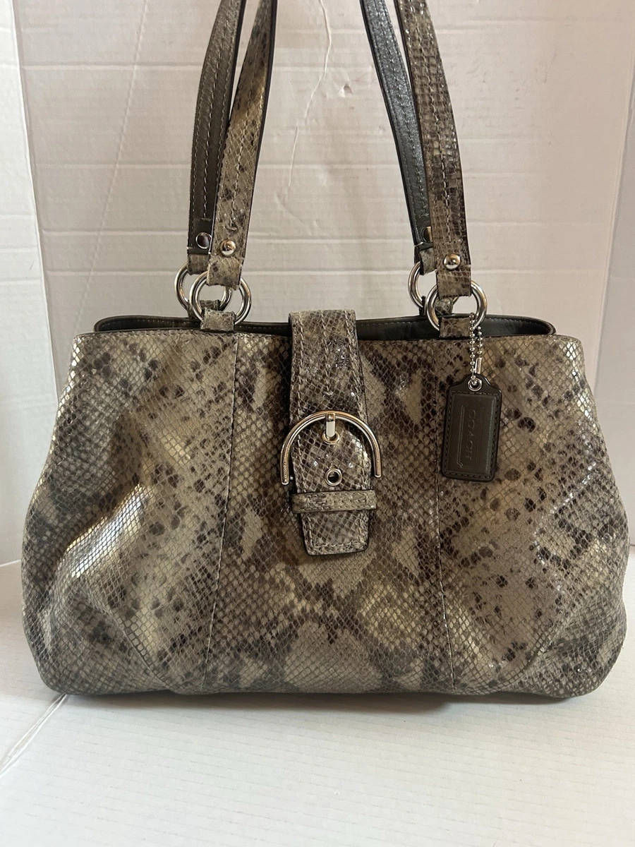 Coach Python Bags & Handbags for Women for sale | eBay