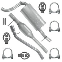 Auspuff SchalldäMpferset FüR Mazda 3 1 I BK FließHeck 2.0 (2003-06/2009)