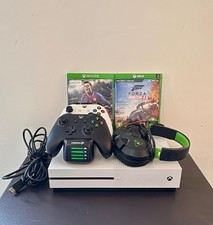 Microsoft Xbox One S 1TB Bundle | 2 Controllers, Charging Dock, Headset, 2 games