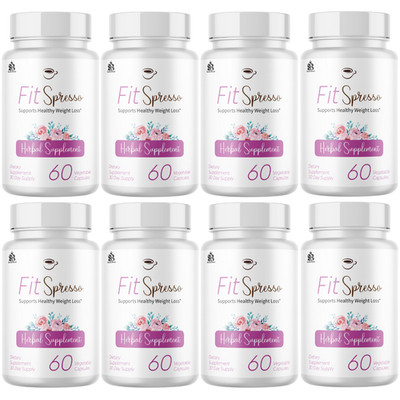 FitSpresso - Healthy Weight Loss Support Supplement Pills - 8 Bottles