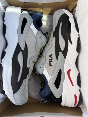 FILA Ray Tracer Men's Sneakers - Size 13 - Chunky Blue/Grey/Black 1RM00586-051