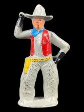 Vintage Barclay Manoil Lead Toy Cowboy Figurine Missing Lasso Rope 3.25"