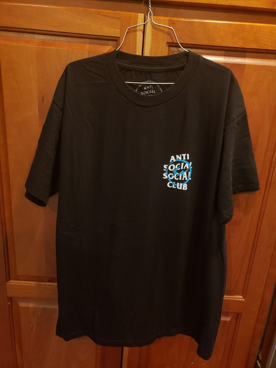 ASSC ANTI SOCIAL SOCIAL CLUB X Fragment Blue Bolt T-Shirt ASSC ANTI SOCIAL SOCIAL CLUB X Fragment Blue Bolt T-Shirt