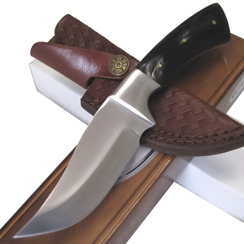 Beautiful HORN Handle HUNTING KNIFE Tactical Skinner Fixed Blade 8 3/8"