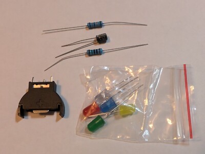 Sega Dreamcast Power LED Mod Kit Battery Holder | eBay