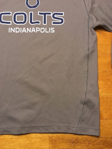 NFL Team Apparel Indianapolis Colts Boy's Gray Long Sleeve Shirt - Large 12/14 - Picture 8 of 12