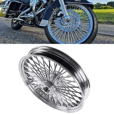 21X3.5''Stainless Steel Spokes Front Dual 21" Wheels for 2008-Up Harley Touring