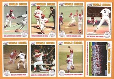 GRATIS* JUEGO DE CARTAS SERIE MUNDIAL 1976 CINCINNATI REDS NY YANKEES ROSE BENCH MORGAN