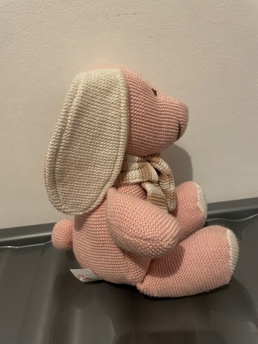 Tiny Treasures - 9” Pink knitted Dog Bear - Picture 5 of 5
