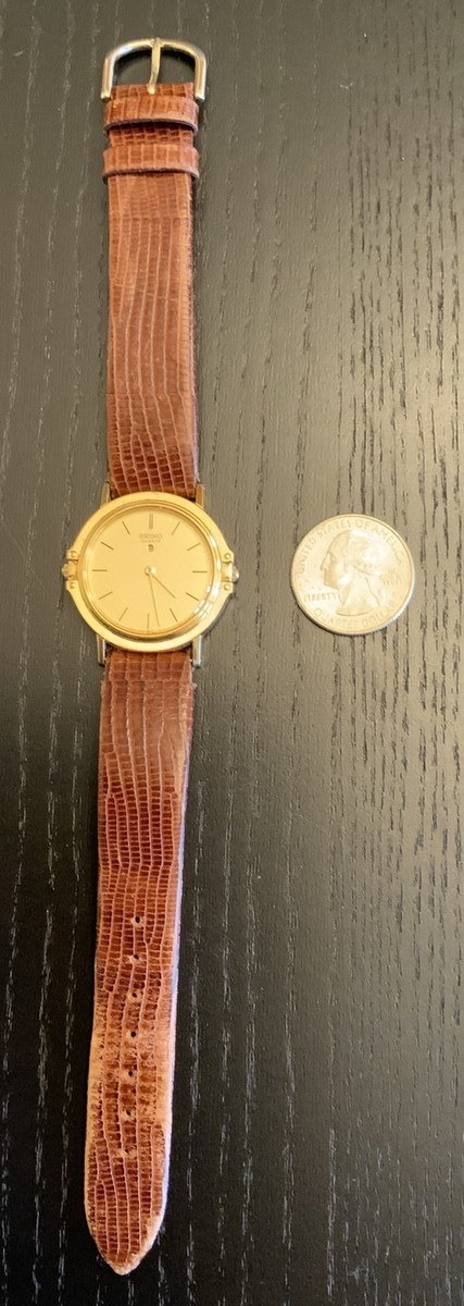 じ*ん様 SEIKO QUARTZ 14K BACK ST.STEEL SEIKO Watch | Base Metal | St. Steel Back | 5C20-6010 | Japan A