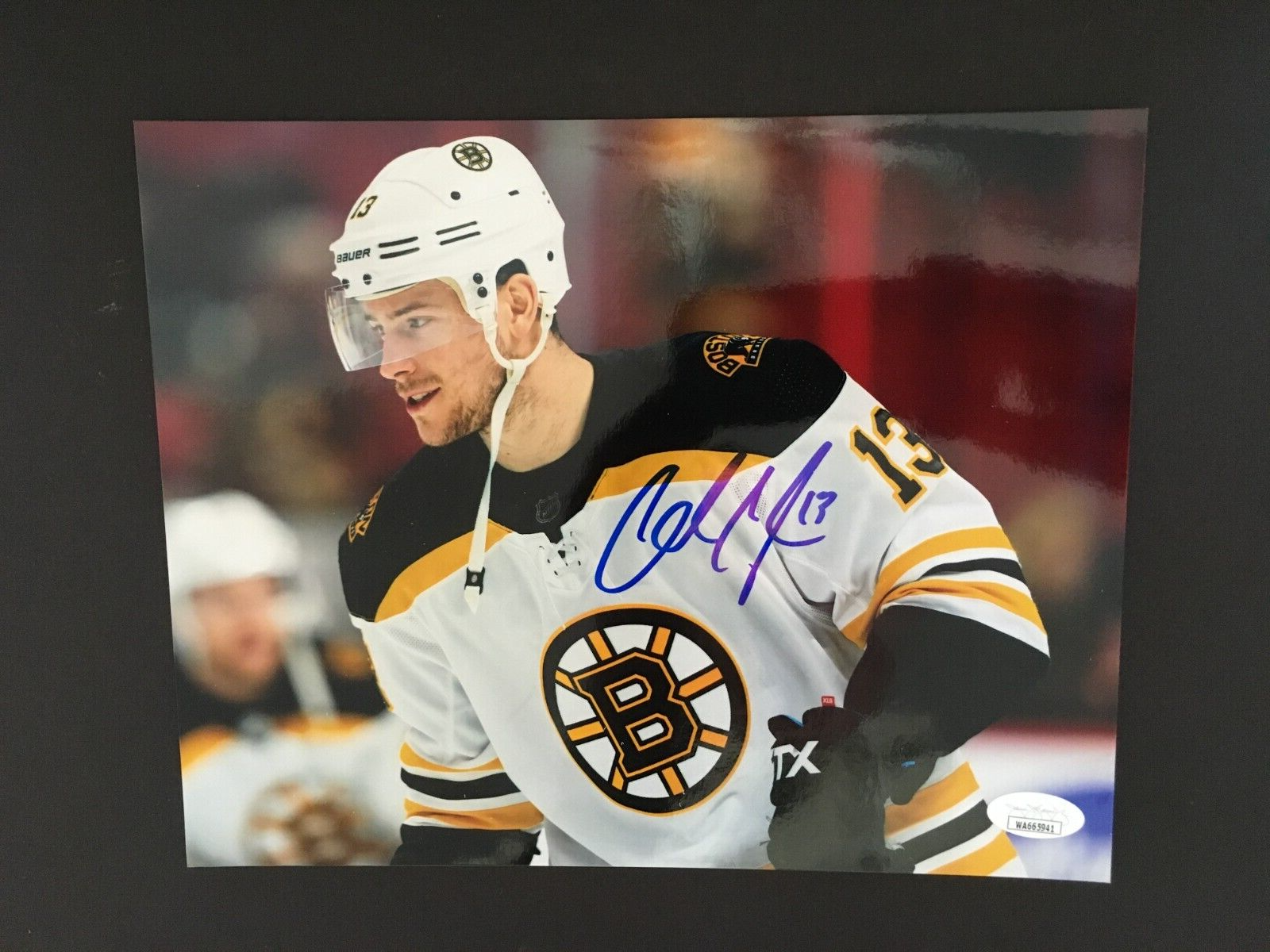 CHARLIE COYLE Autographed Signed Boston Bruins BRUINS 8 X 10 PHOTO J.S.A. AUTHENTICATED 