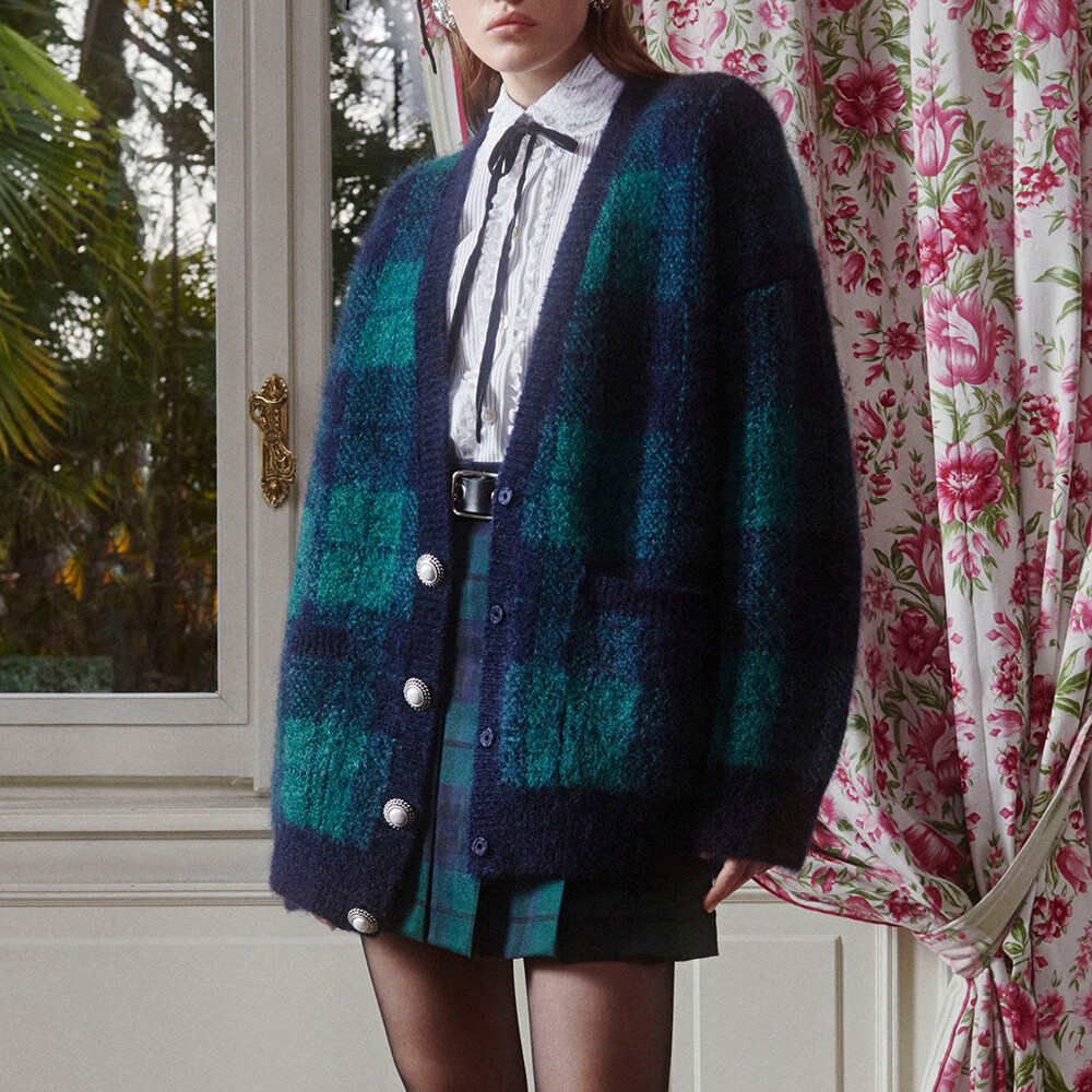 Alessandra Rich Oversized Brushed 