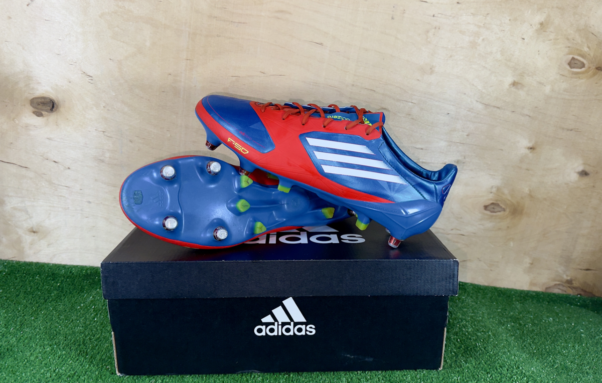 Adidas adizero F50 SG V23970 Elite Blue boots Cleats mens Football