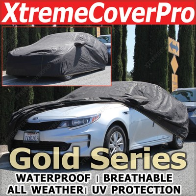 WATERPROOF CAR COVER W/MIRROR POCKET BLK for 2009 2010 2011 2012 2013 KIA OPTIMA