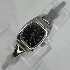 Relic Women's Watch ZR33619 Stainless Steel Black Geometric Design NEW BATTERY