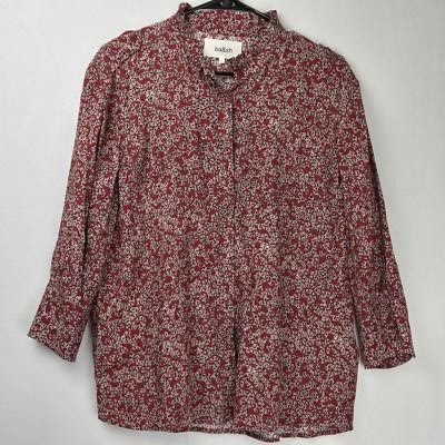 Ba&sh Floral Print Button-Up Blouse Size 2 US 8 Med