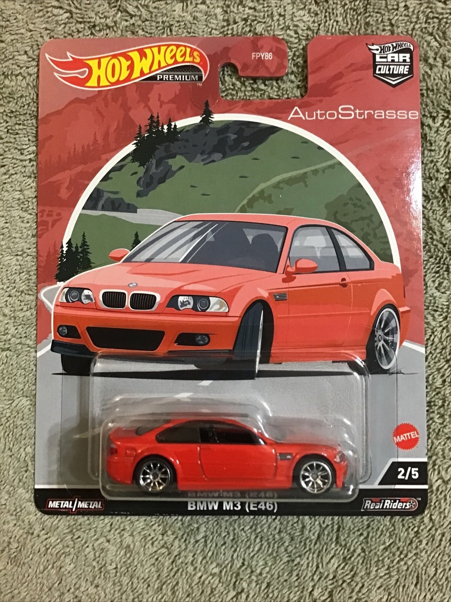 2022 Hot Wheels Premium 2001-06 BMW M3 E46 1/64 AutoStrasse Car
