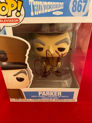 Figura Funko Pop Autografiada Firmada por Ron Cook Beckett Certificado de Autenticidad BAS Thunderbirds - Imagen 5 de 5