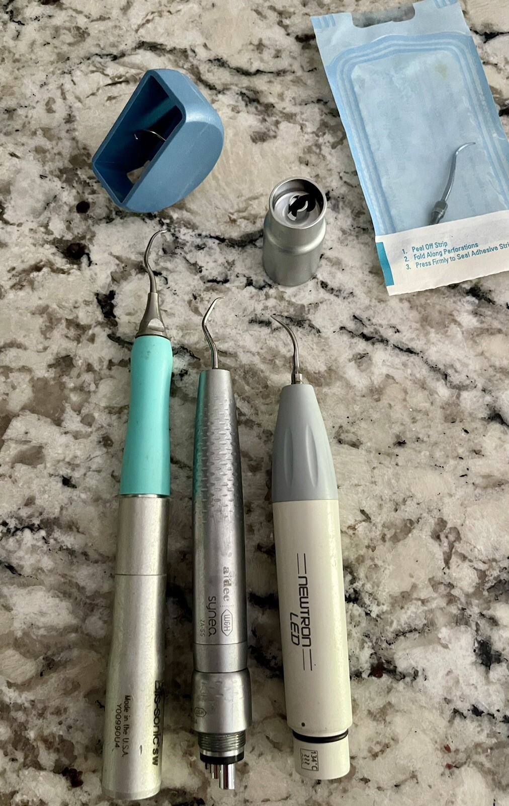 Star Dental Titan Blis, ADEC Synea and Newtron LED Hygiene Scalers And