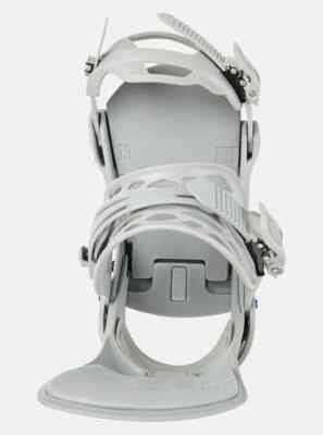 Men's Burton Cartel X Re:Flex Snowboard Bindings Gray Logo Size