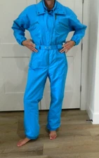 VTG. Fera Embroidered Women 1 Pc Insulated Ski Suit Snowsuit Size 10 (6-8)