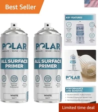 Enhanced Adhesion Polar All Surface Primer - 2x13.5 Oz Quick Dry Spray Paint