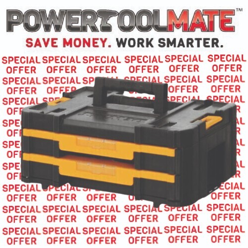 Dewalt DWST1-70706 TStak IV Tool Storage Box with 2 Shallow Drawers
