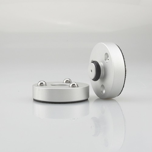 4xAudiocrast 39mm Aluminium Speaker Spike Pad Steel Ball Isolation Stand Feet - Picture 10 of 34