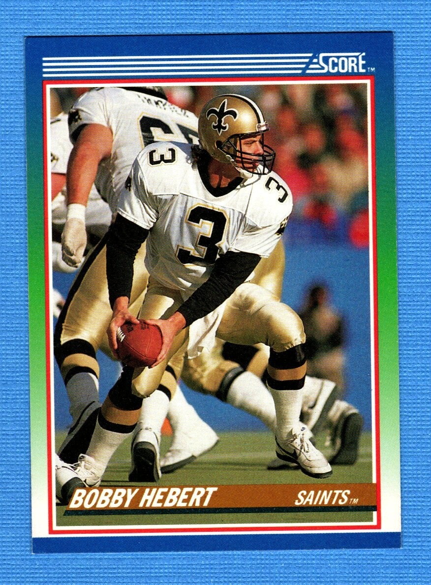 1990 Score #45 Bobby Hebert Saints