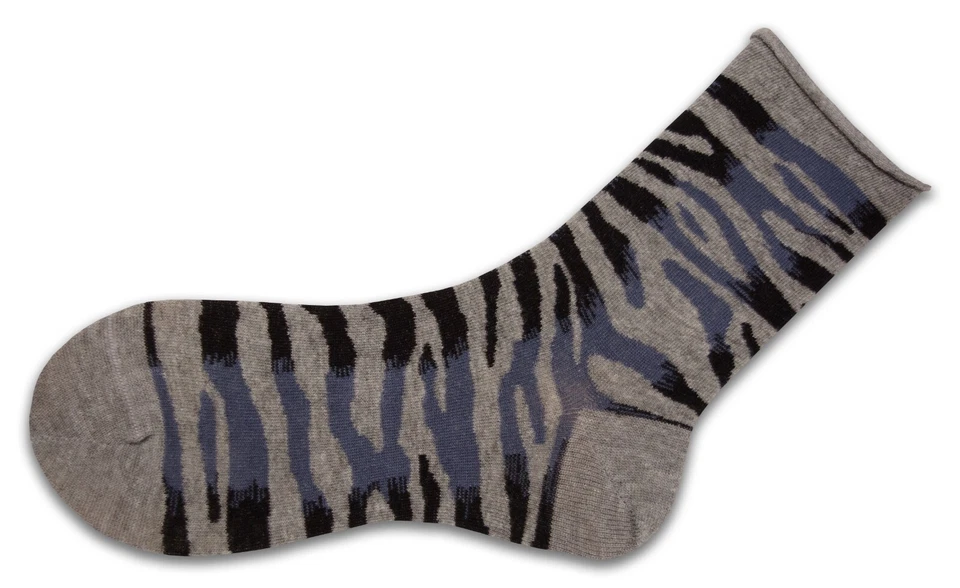 Calcetines Sierra patrón leopar calcetines informales de algodón, paquete de 2 pares de calcetines para mujer Foto 3 de 4