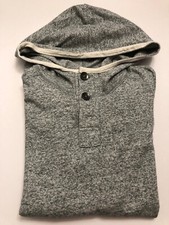 J.Crew Crewcuts Youth Boy  s Grey Hooded Sweatshirt Size 14