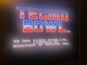 Tecmo Super Bowl (Nintendo NES, 1991) Box And Manual TESTED WORKING