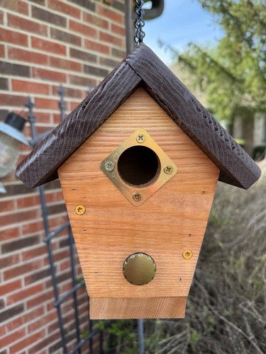 “Simply” Bird House (Swiss Villa) All Natural Cedar.