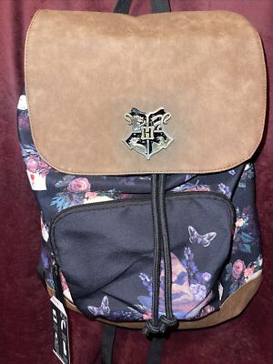Harry Potter Dark Floral Icon Slouch Backpack NWT Loungefly Harry Potter Marauder main image 2