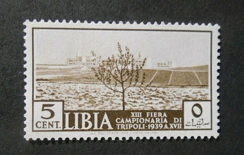 ITALIEN ITALY Kolonien LIBYEN 1939 "13. Messe von Tripolis " 5c braun postfrisch ** ss.158 - Bild 1 von 2