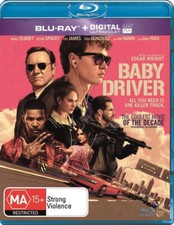 Baby Driver (Blu-Ray 2017) AUS Region B Like New