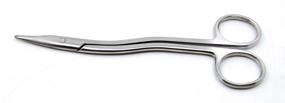 3× Heath Scissors S-Curved 6.25" Working End 1.25" Surgical Instruments - Image 2 of 4