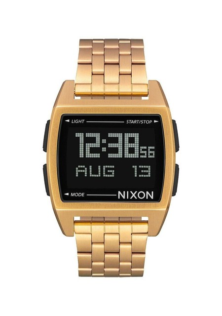nixon digital gold watch